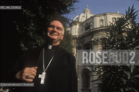 Vatican City, 1999. Archbishop John Foley / Città del Vaticano, 1999. Larcivescovo John Foley - ©Marcello Mencarini/Rosebud2