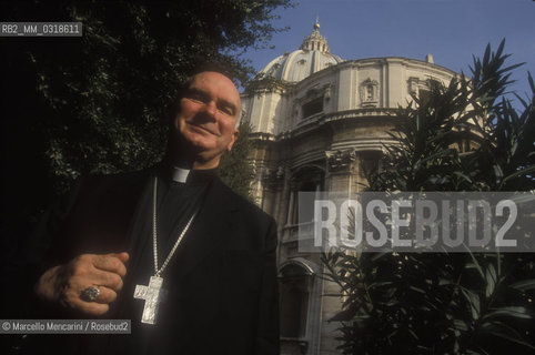 Vatican City, 1999. Archbishop John Foley / Città del Vaticano, 1999. Larcivescovo John Foley - ©Marcello Mencarini/Rosebud2