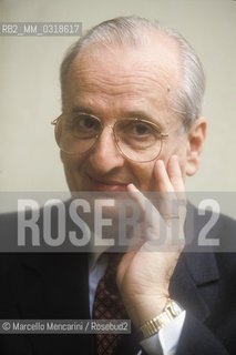 Rome, November 1999. American oncologist Judah Folkman, 1999 / Roma, novembre 1999. Loncologo Judah Folkman - ©Marcello Mencarini/Rosebud2