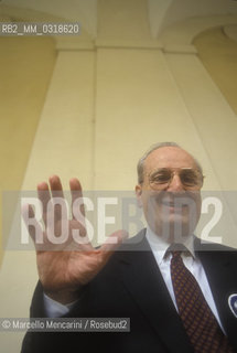 Rome, November 1999. American oncologist Judah Folkman, 1999 / Roma, novembre 1999. Loncologo Judah Folkman - ©Marcello Mencarini/Rosebud2