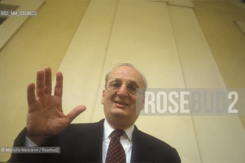 Rome, November 1999. American oncologist Judah Folkman, 1999 / Roma, novembre 1999. Loncologo Judah Folkman - ©Marcello Mencarini/Rosebud2