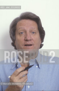 Rome, about 1985. Italian satire cartoonist Giorgio Forattini / Roma, 1985 circa. Il vignettista satirico Giorgio Forattini - ©Marcello Mencarini/Rosebud2