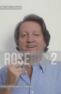 Rome, about 1985. Italian satire cartoonist Giorgio Forattini / Roma, 1985 circa. Il vignettista satirico Giorgio Forattini - ©Marcello Mencarini/Rosebud2
