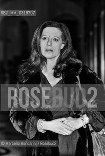 French writer Viviane Forrester (1980) / La scrittrice Viviane Forrester (1980) - ©Marcello Mencarini/Rosebud2