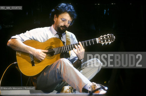 Italian singer-songwriter Ivano Fossati, about 1990 / Il cantauitore Ivano Fossati, 1990 circa - ©Marcello Mencarini/Rosebud2