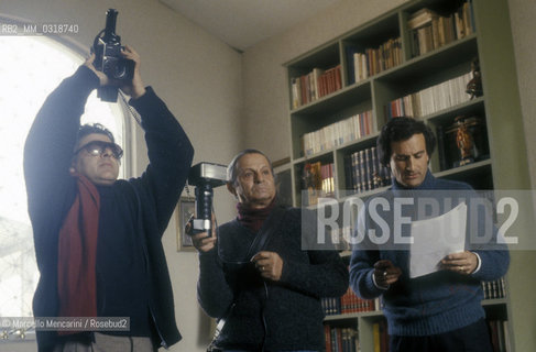 Set of a photo story, about 1985 / Set di un fotoromanzo, 1985 circa - ©Marcello Mencarini/Rosebud2