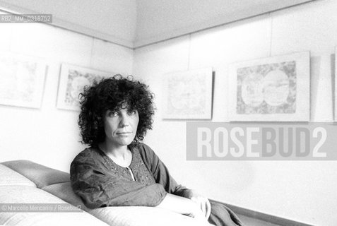 Rome, 1980. Italian poet Biancamaria Frabotta / Roma, 1980. la poetessa Biancamaria Frabotta - ©Marcello Mencarini/Rosebud2