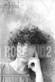 Rome, 1980. Italian poet Biancamaria Frabotta / Roma, 1980. la poetessa Biancamaria Frabotta - ©Marcello Mencarini/Rosebud2