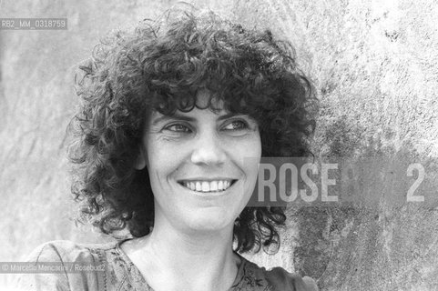 Rome, 1980. Italian poet Biancamaria Frabotta / Roma, 1980. la poetessa Biancamaria Frabotta - ©Marcello Mencarini/Rosebud2
