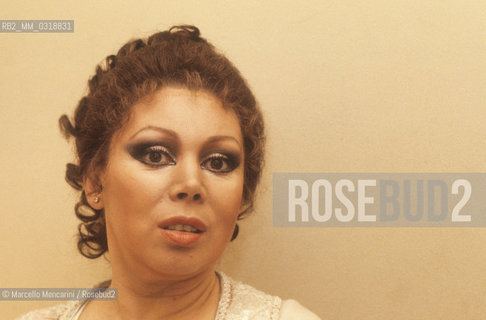 Italian soprano Mirella Freni (about 1980) / Il soprano Mirella Freni (1980 circa) - ©Marcello Mencarini/Rosebud2