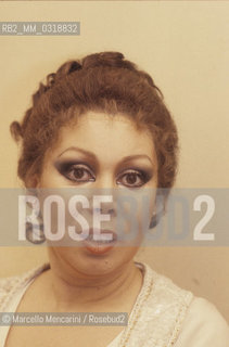Italian soprano Mirella Freni (about 1980) / Il soprano Mirella Freni (1980 circa) - ©Marcello Mencarini/Rosebud2