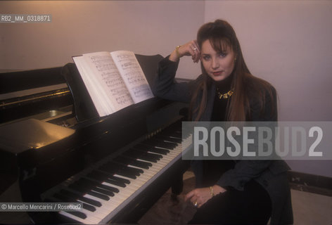 Italian soprano Barbara Frittoli, 1995 / Il soprano Barbara Frittoli, 1995 - ©Marcello Mencarini/Rosebud2