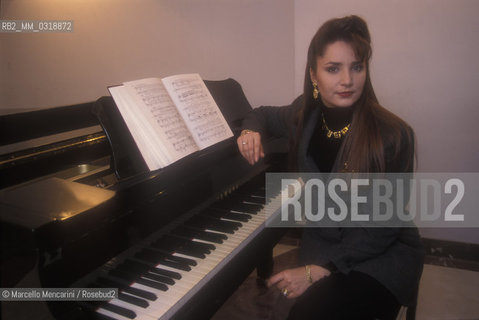 Italian soprano Barbara Frittoli, 1995 / Il soprano Barbara Frittoli, 1995 - ©Marcello Mencarini/Rosebud2