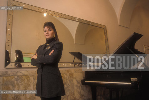 Italian soprano Barbara Frittoli, 1995 / Il soprano Barbara Frittoli, 1995 - ©Marcello Mencarini/Rosebud2
