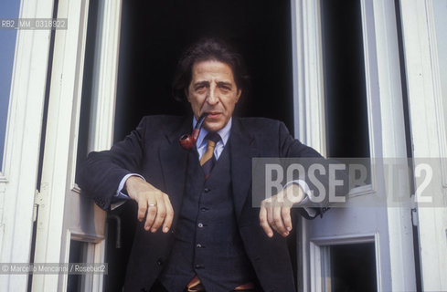 Venice Lido, Venice Film Festival 1991. Italian singer and songwriter Giorgio Gaber / Lido di Venezia, Mostra del Cinema di Venezia 1991. Il cantautore Giorgio Gaber - ©Marcello Mencarini/Rosebud2