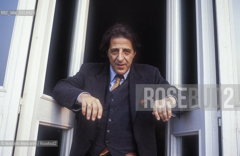Venice Lido, Venice Film Festival 1991. Italian singer and songwriter Giorgio Gaber / Lido di Venezia, Mostra del Cinema di Venezia 1991. Il cantautore Giorgio Gaber - ©Marcello Mencarini/Rosebud2