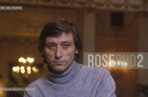 Rome, Grand Hotel, 1986. Spanish flamenco dancer Antonio Gades, starring in the movie El amor brujo by Carlos Saura / Roma, Grand Hotel, 1986. Il ballerino di flamenco Antonio Gades, protagonista del film El amor brujo (Lamore stregone) di Carlos Saura - ©Marcello Mencarini/Rosebud2