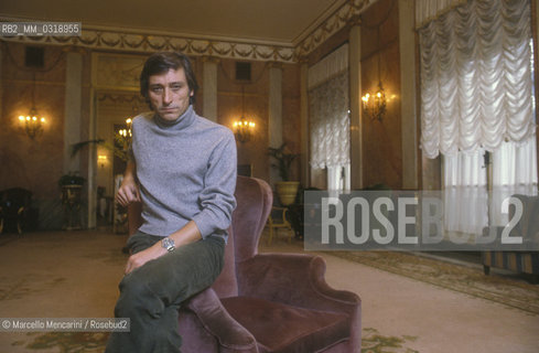 Rome, Grand Hotel, 1986. Spanish flamenco dancer Antonio Gades, starring in the movie El amor brujo by Carlos Saura / Roma, Grand Hotel, 1986. Il ballerino di flamenco Antonio Gades, protagonista del film El amor brujo (Lamore stregone) di Carlos Saura - ©Marcello Mencarini/Rosebud2