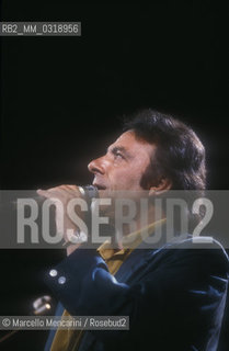 Italian pop singer Peppino Gagliardi, about 1985 / Il cantante Peppino Gagliardi, 1985 circa - ©Marcello Mencarini/Rosebud2