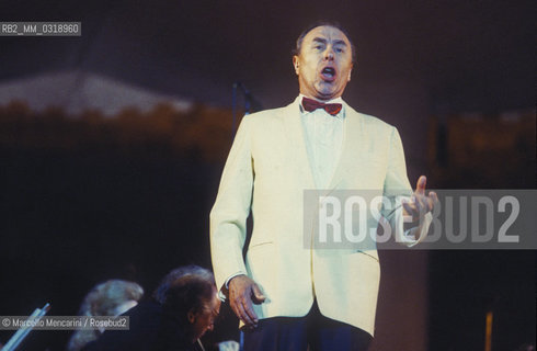 Italian operatic bass Bonaldo Gaiotti, about 1988 / Il basso Bonaldo Gaiotti, 1988 circa - ©Marcello Mencarini/Rosebud2
