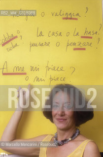 Italian linguist Nora Galli de Paratesi (1984) / La linguista Nora Galli de Paratesi (1984) - ©Marcello Mencarini/Rosebud2