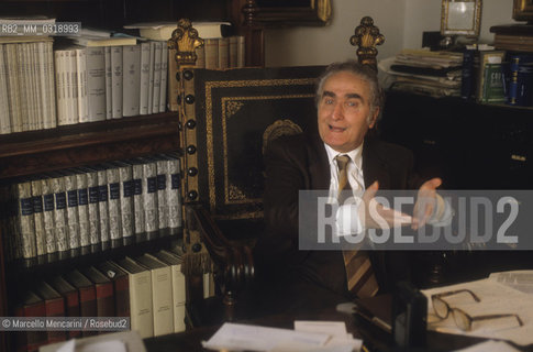 Italian jurist Ettore Gallo, 1993 / Il giurista Ettore Gallo, 1993 - ©Marcello Mencarini/Rosebud2