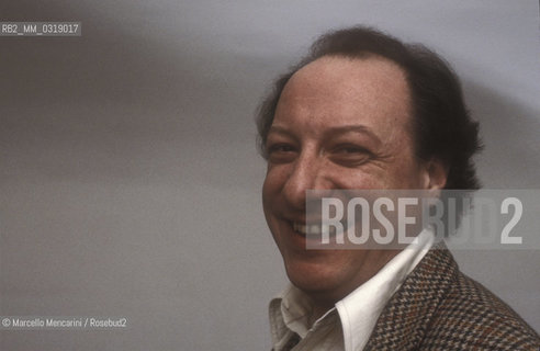 Italian conductor and clarinet player Giuseppe Garbarino (about 1985) / Il clarinettista e direttore dorchestra Giuseppe Garbarino (1985 circa) - ©Marcello Mencarini/Rosebud2