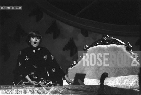 Italian soprano Cecilia Gas dia (about 1980) / Il soprano Cecilia Gasdia (1980 circa) - ©Marcello Mencarini/Rosebud2