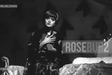 Italian soprano Cecilia Gas dia (about 1980) / Il soprano Cecilia Gasdia (1980 circa) - ©Marcello Mencarini/Rosebud2