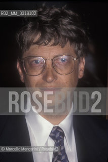 American business magnate Bill Gates, Microsoft founder (about 1985) / Limprenditore americano, fondatore di Microsoft, Bill Gates (1985 circa) - ©Marcello Mencarini/Rosebud2