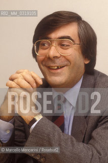 Italian journalist Salvatore Gatti, about 1990 / Il giornalista Salvatore Gatti, 1990 circa - ©Marcello Mencarini/Rosebud2