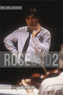 Italian conductor Daniele Gatti (1990) / Il direttore dorchestra Daniele Gatti (1990) - ©Marcello Mencarini/Rosebud2