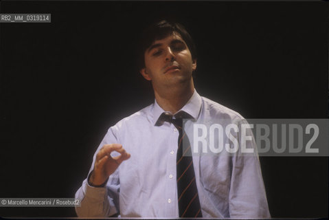 Italian conductor Daniele Gatti (1990) / Il direttore dorchestra Daniele Gatti (1990) - ©Marcello Mencarini/Rosebud2