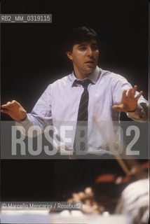 Italian conductor Daniele Gatti (1990) / Il direttore dorchestra Daniele Gatti (1990) - ©Marcello Mencarini/Rosebud2