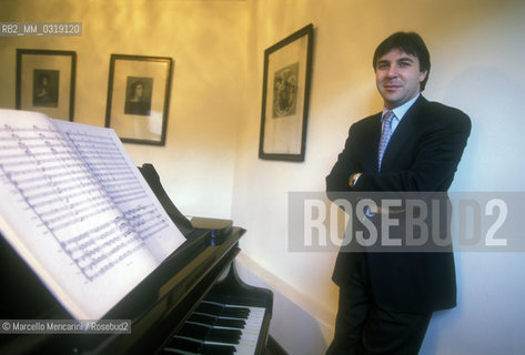 Italian conductor Daniele Gatti (1990) / Il direttore dorchestra Daniele Gatti (1990) - ©Marcello Mencarini/Rosebud2