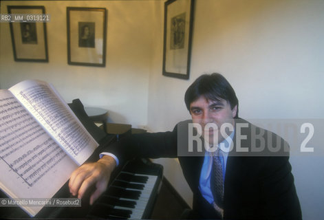 Italian conductor Daniele Gatti (1990) / Il direttore dorchestra Daniele Gatti (1990) - ©Marcello Mencarini/Rosebud2