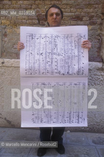 Venice Music Biennale1995. Italian composer Adriano Guarnieri / Biennale Musica di Venezia 1995. Il compositore Adriano Guarnieri - ©Marcello Mencarini/Rosebud2