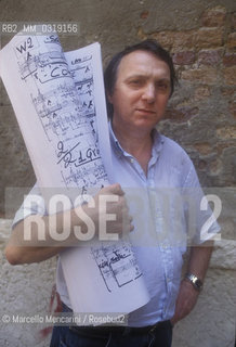 Venice Music Biennale1995. Italian composer Adriano Guarnieri / Biennale Musica di Venezia 1995. Il compositore Adriano Guarnieri - ©Marcello Mencarini/Rosebud2