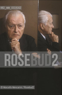 Italian conductor and composer Gianandrea Gavazzeni, about 1980 / Il direttore dorchestra e compositore Gianandrea Gavazzeni, 1980 circa - ©Marcello Mencarini/Rosebud2