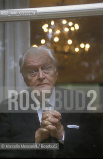 Bergamo, 1992. Italian composer and conductor Gianandrea Gavazzeni in his house / Bergamo, 1992. Il compositore e direttore dorchestra Gianandrea Gavazzeni  nella sua casa - ©Marcello Mencarini/Rosebud2