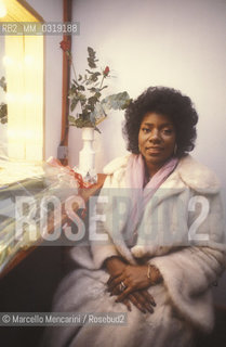 American singer Gloria Gaynor, about 1985 / La cantante Gloria Gaynor, 1985 circa - ©Marcello Mencarini/Rosebud2