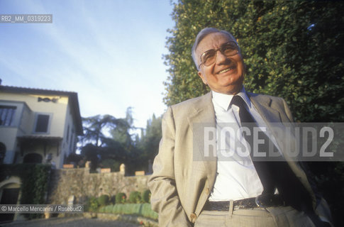 Arezzo, 1992. Licio Gelli in the garden of Villa Wanda / Arezzo, 1992. Licio Gelli nel giardino di Villa Wanda - ©Marcello Mencarini/Rosebud2