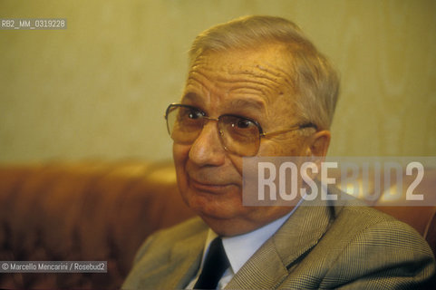 Arezzo, 1992. Licio Gelli at Villa Wanda / Arezzo, 1992. Licio Gelli a Villa Wanda - ©Marcello Mencarini/Rosebud2