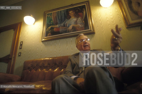 Arezzo, 1992. Licio Gelli at Villa Wanda / Arezzo, 1992. Licio Gelli a Villa Wanda - ©Marcello Mencarini/Rosebud2