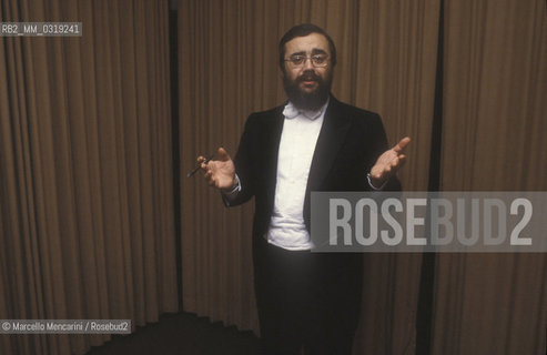 Rome Opera House, 1980. Italian conductor Gianluigi Gelmetti / Roma, Teatro dellOpera, 1980. Il direttore dorchestra Gianluigi Gelmetti - ©Marcello Mencarini/Rosebud2