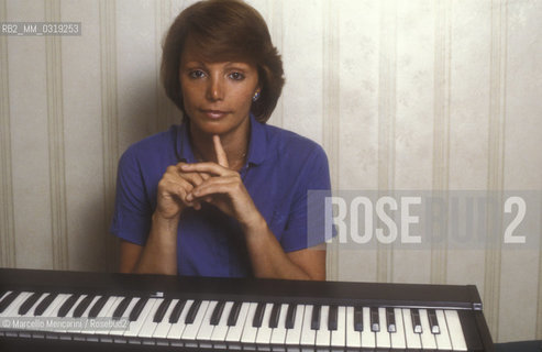 Rome, about 1985. Italian composer Ada Gentile / Roma, 1985 circa. La compositrice Ada Gentile - ©Marcello Mencarini/Rosebud2