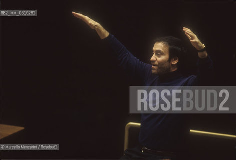 Rome, 1995. Russian conductor Valery Gergiev performing a rehearsal / Roma, 1995. Il direttore dorchestra Valerij Gergiev mentre dirige una prova - ©Marcello Mencarini/Rosebud2