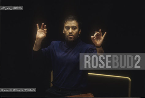 Rome, 1995. Russian conductor Valery Gergiev performing a rehearsal / Roma, 1995. Il direttore dorchestra Valerij Gergiev mentre dirige una prova - ©Marcello Mencarini/Rosebud2