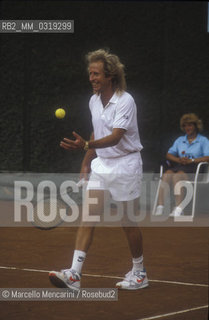 Rome, 1989. American tennis player Vitas Gerulaitis / Roma, 1989. Il tennista Vitas Gerulaitis - ©Marcello Mencarini/Rosebud2