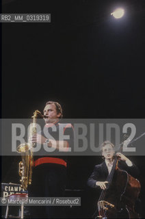 American jazz saxophonist Stan Getz (about 1985) / Il sassofonista jazz Stan Getz (1985 circa) - ©Marcello Mencarini/Rosebud2